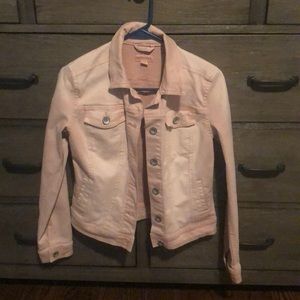 Light pink jean jacket
